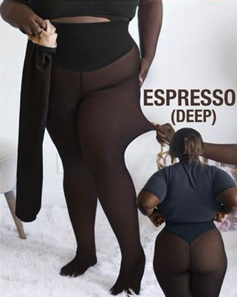 ⚡50K+ SOLD!❄️Shapewear fleece leggings with a single seam✨✨Stay warm. Look stylish. 💕