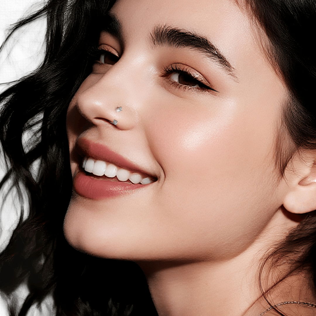 Horseshoe-shaped nose ring – internal thread & comfortable