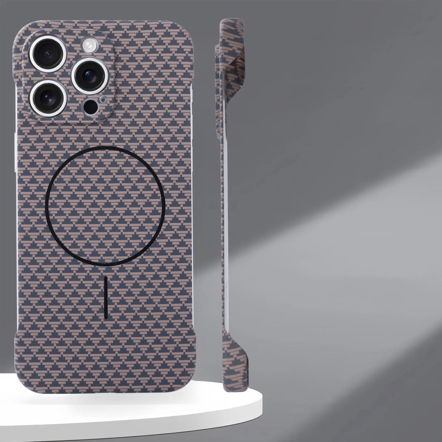 iPhone Ultra-thin Frameless Protective Case — Hard PC Shockproof Case