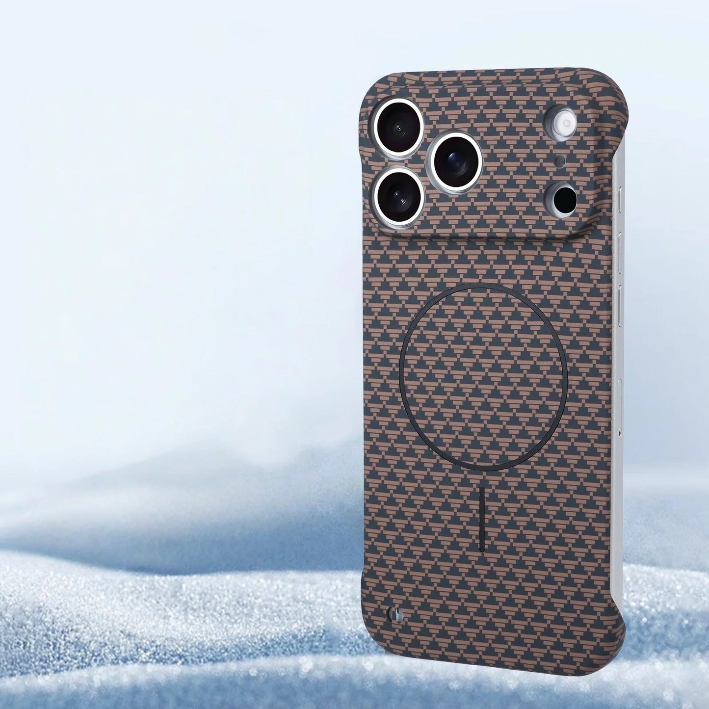iPhone Ultra-thin Frameless Protective Case — Hard PC Shockproof Case