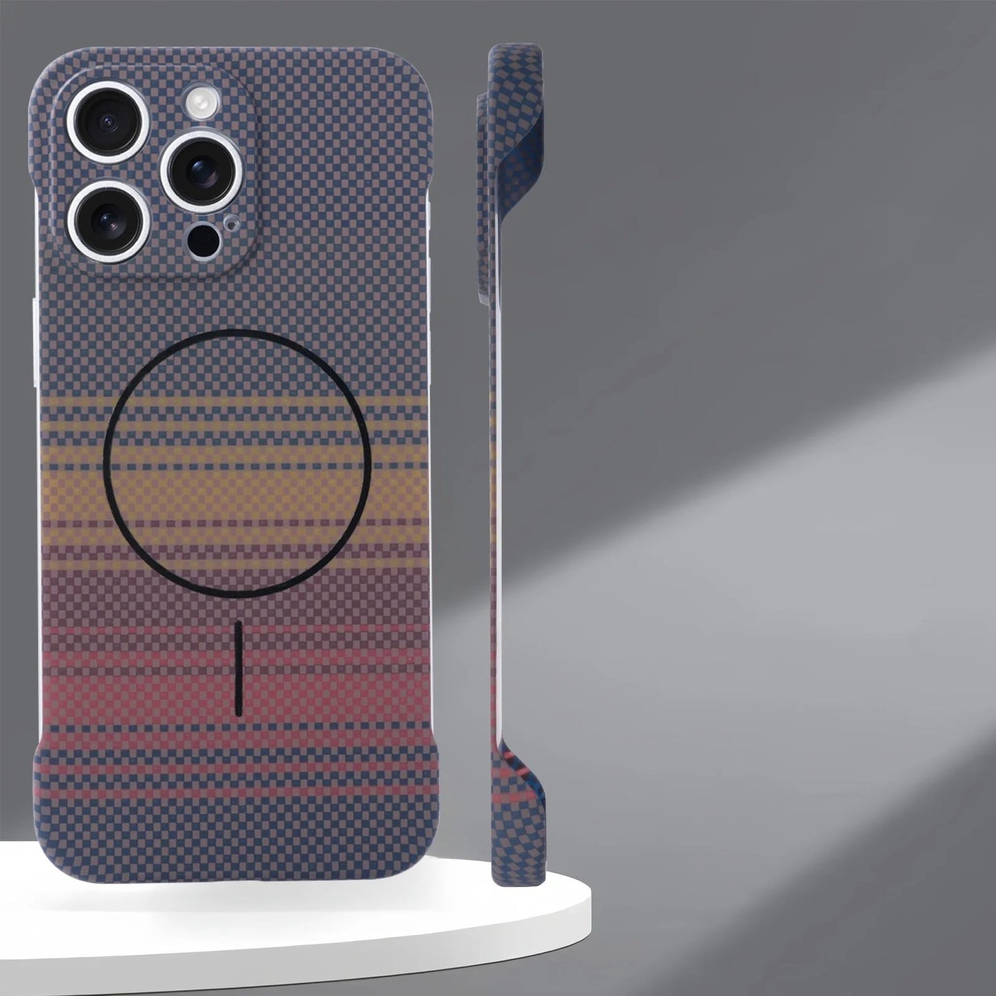 iPhone Ultra-thin Frameless Protective Case — Hard PC Shockproof Case