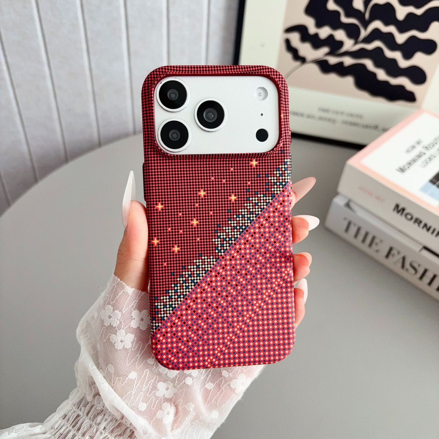 iPhone Starlight Carbon Fiber Magnetic Case