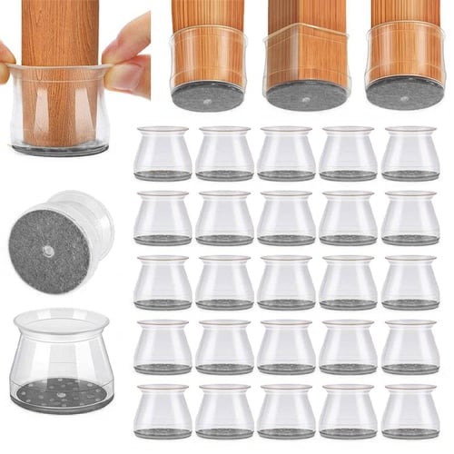✨ Universal rubber chair leg protectors – Suitable for all chair leg shapes, scratch-resistant and wear-resistant, the ultimate solution for protecting your floors.