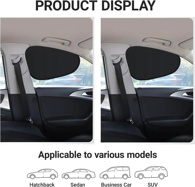 📢⏰Universal Static Cling Side Window Sun Shade