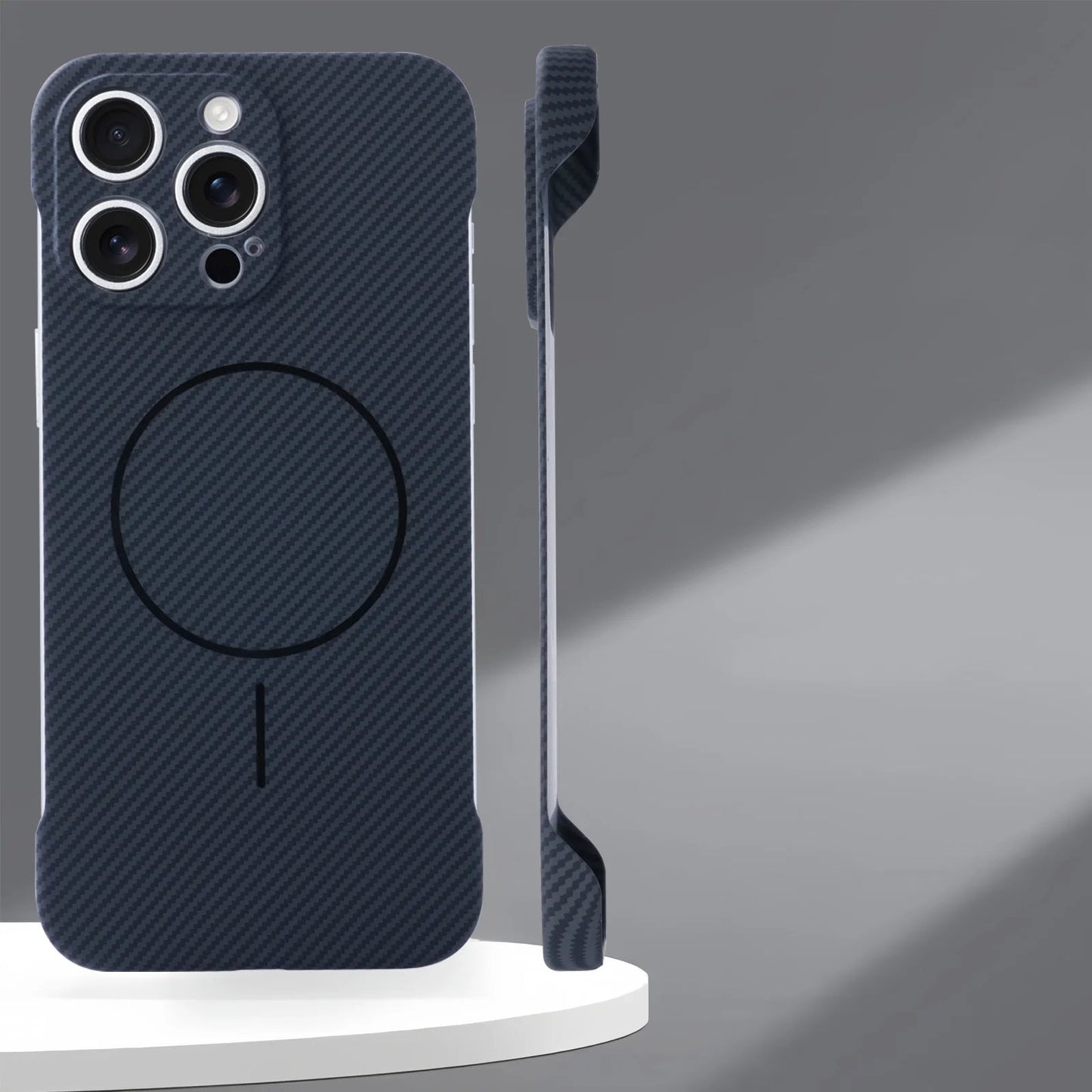 iPhone Ultra-thin Frameless Protective Case — Hard PC Shockproof Case