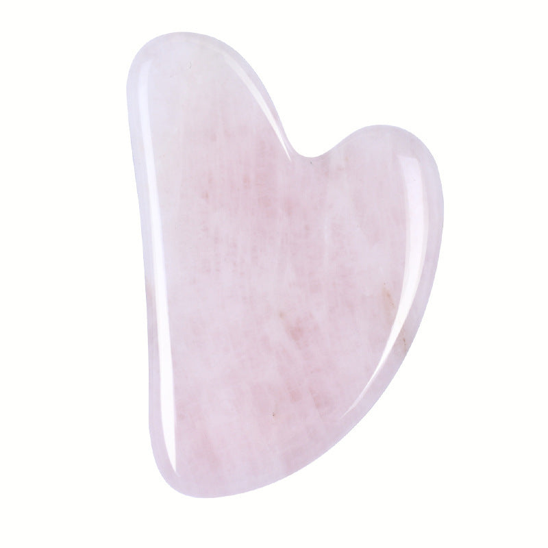 💖Natural Crystal Heart-Shaped Gua Sha Massager – Full Body Gua Sha Tool for Face, Neck & Body