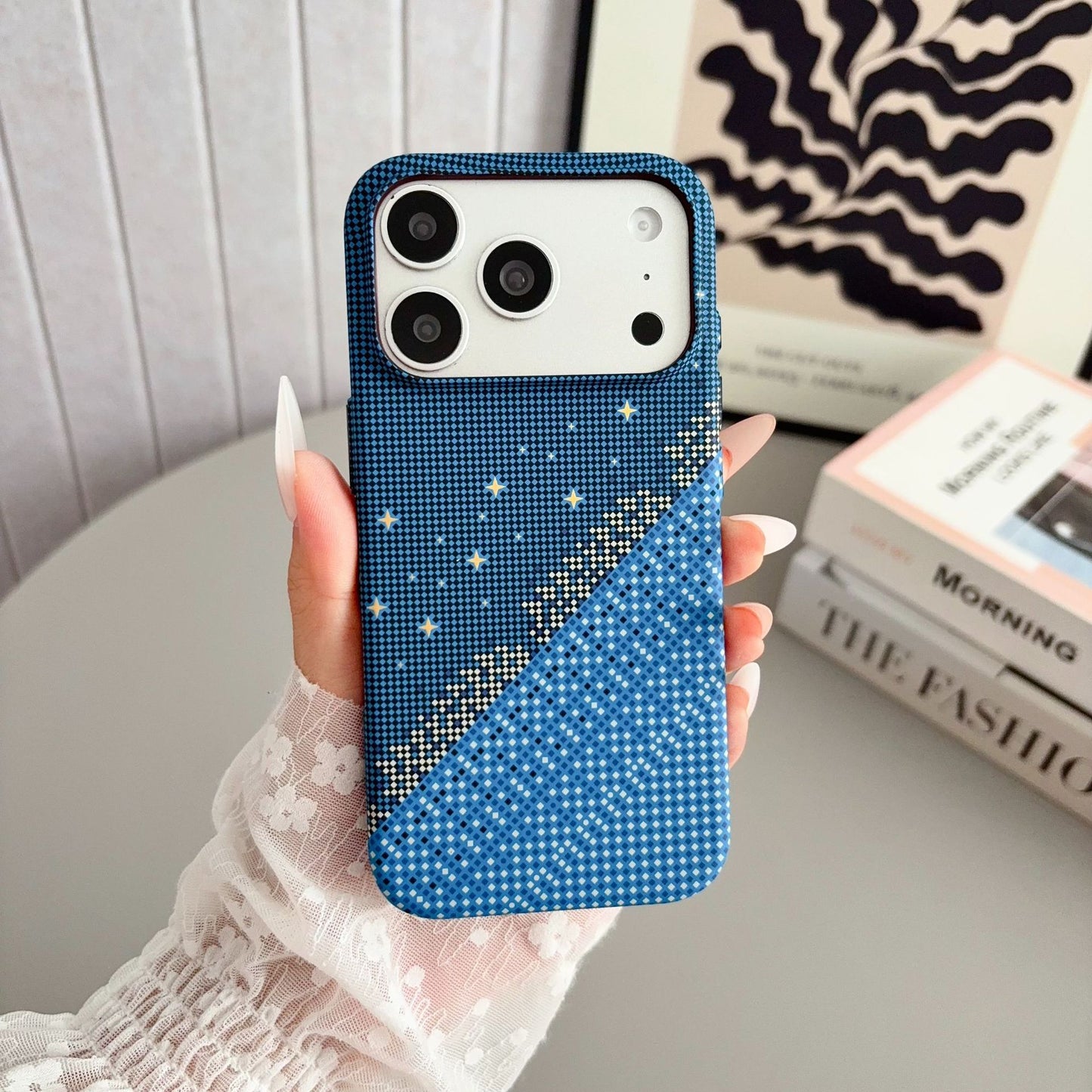 iPhone Starlight Carbon Fiber Magnetic Case