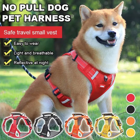 🔥 50% BLACK FRIDAY SALE! 🐕‍🦺 Anti-pull dog harness 🐾 No more leash jerks!