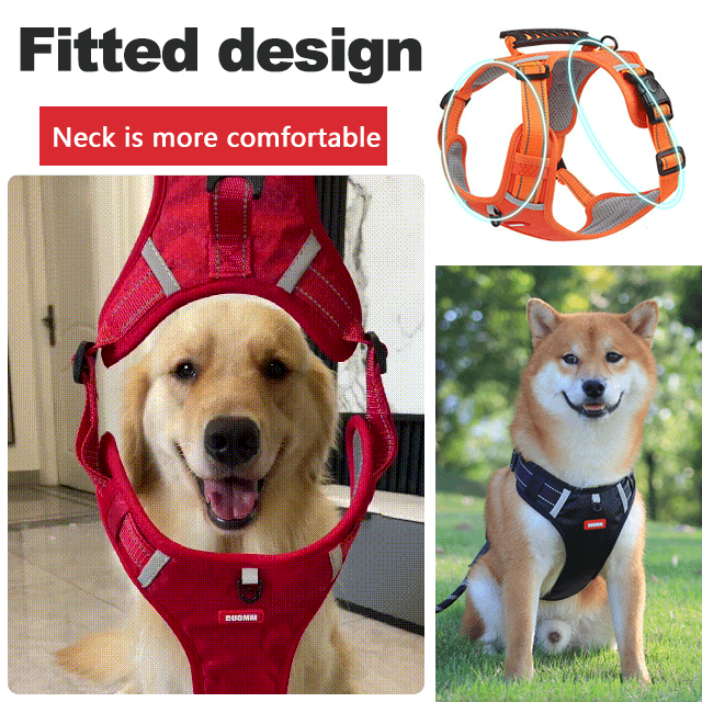 🔥 50% BLACK FRIDAY SALE! 🐕‍🦺 Anti-pull dog harness 🐾 No more leash jerks!