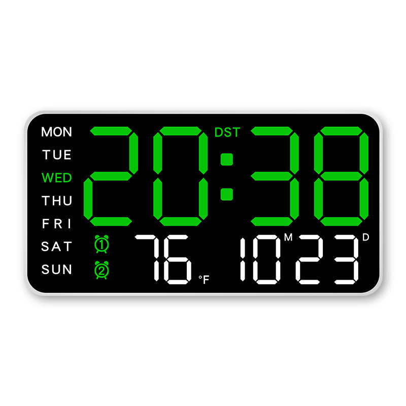 ⏰Multifunctional decorative LED digital wall clock, the limitless digital clock for the modern home