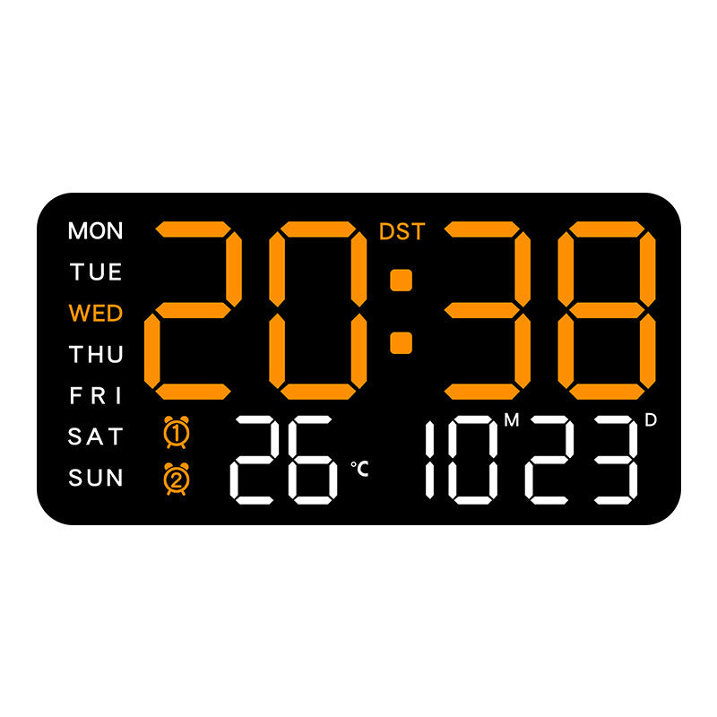 ⏰Multifunctional decorative LED digital wall clock, the limitless digital clock for the modern home