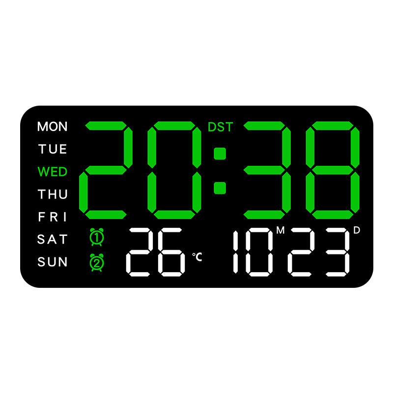 ⏰Multifunctional decorative LED digital wall clock, the limitless digital clock for the modern home
