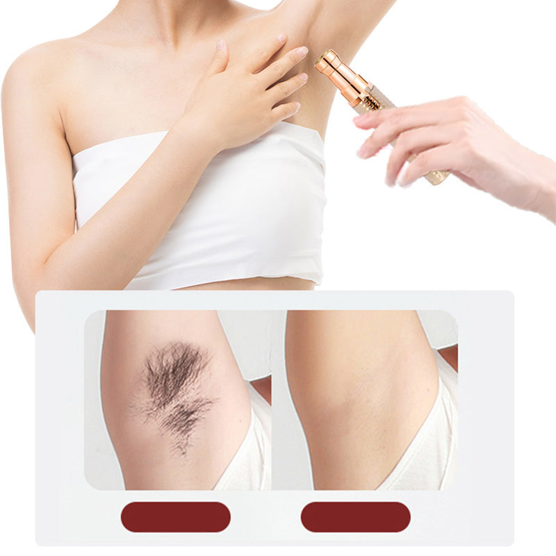🔥 50% OFF FOR A LIMITED TIME! 3-in-1 Electric Eyebrow Trimmer - Interchangeable Nozzles for Eyebrows, Face and Fine-Tuning - Perfect for Both Men and Women