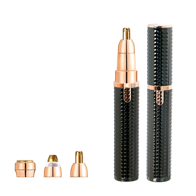 🔥 50% OFF FOR A LIMITED TIME! 3-in-1 Electric Eyebrow Trimmer - Interchangeable Nozzles for Eyebrows, Face and Fine-Tuning - Perfect for Both Men and Women