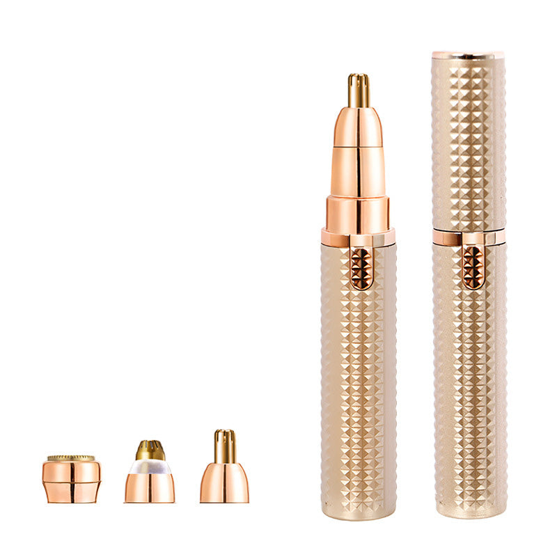 🔥 50% OFF FOR A LIMITED TIME! 3-in-1 Electric Eyebrow Trimmer - Interchangeable Nozzles for Eyebrows, Face and Fine-Tuning - Perfect for Both Men and Women