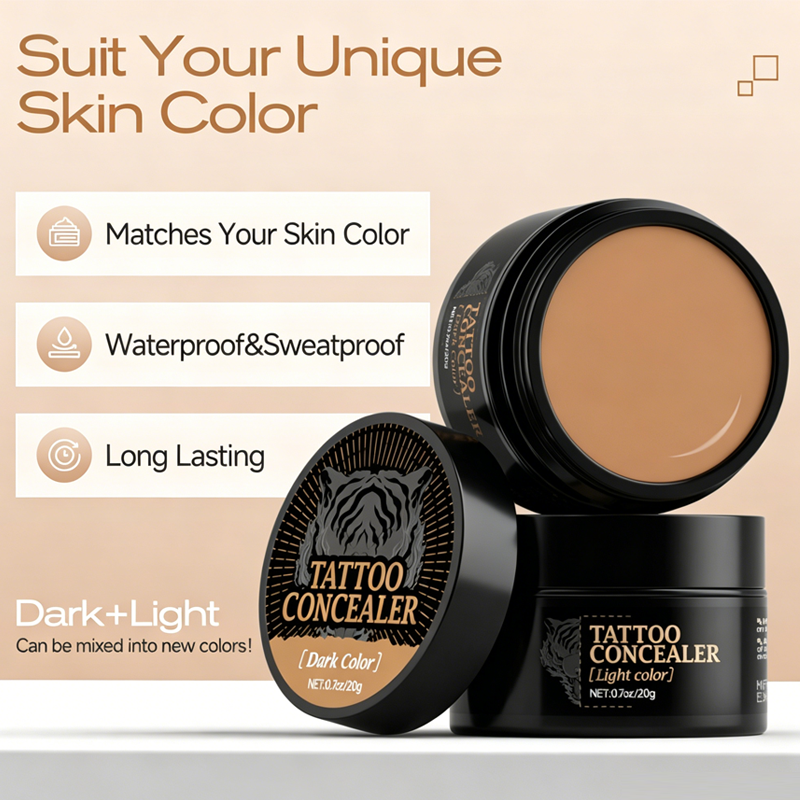 🥳2026 HOT SALE🥳💞50K+ SOLD!🎨🛡️Waterproof Scar Concealer – Dual‑shade custom match, covers scars & birthmarks. Sweat‑proof, all‑day wear. 💪✨